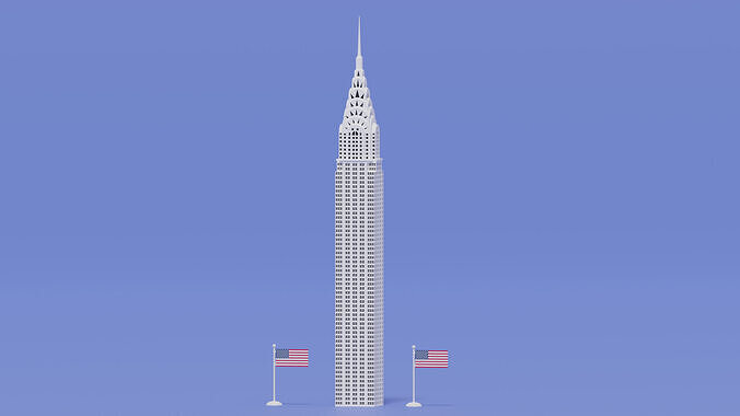 Chrysler Building New York City 3D model 3