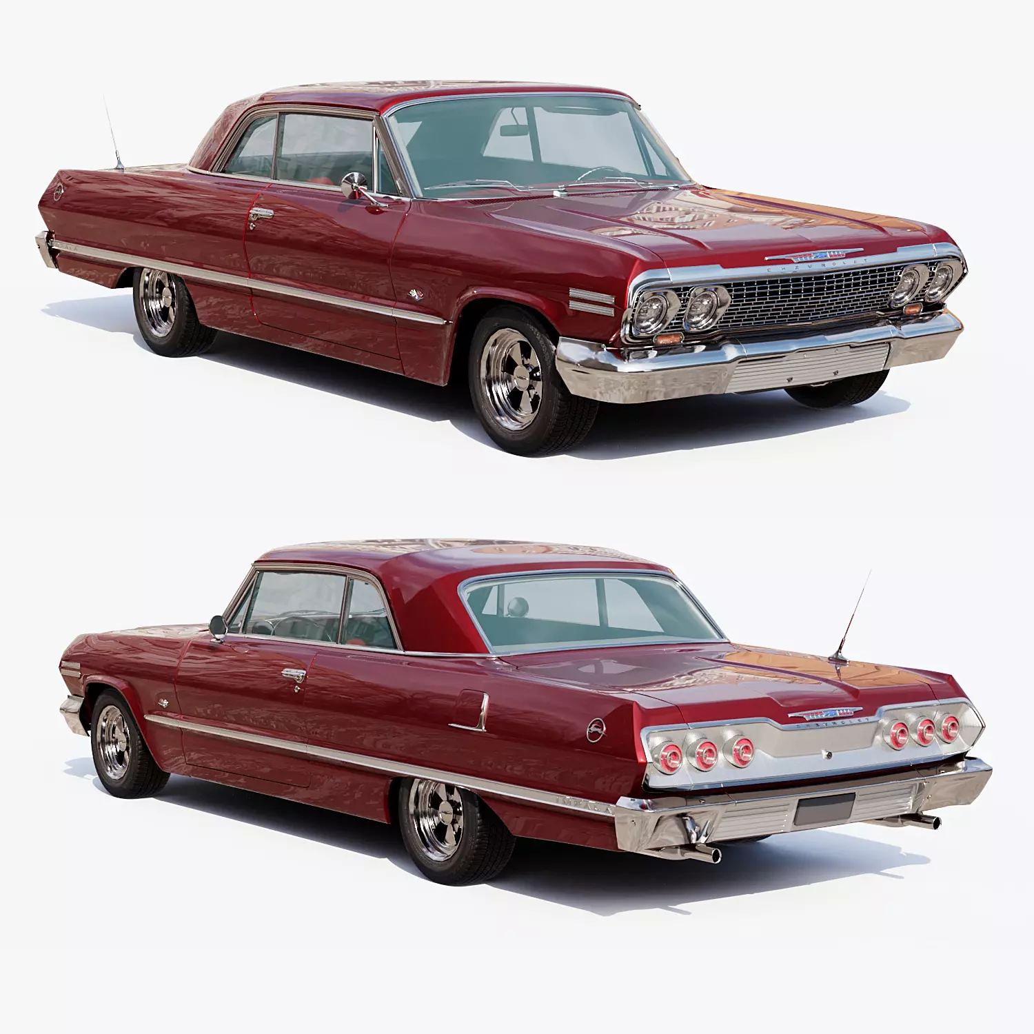 Chevrolet Impala 1962 3D model_0