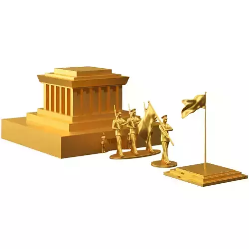Ho Chi Minh Mausoleum 3D print model