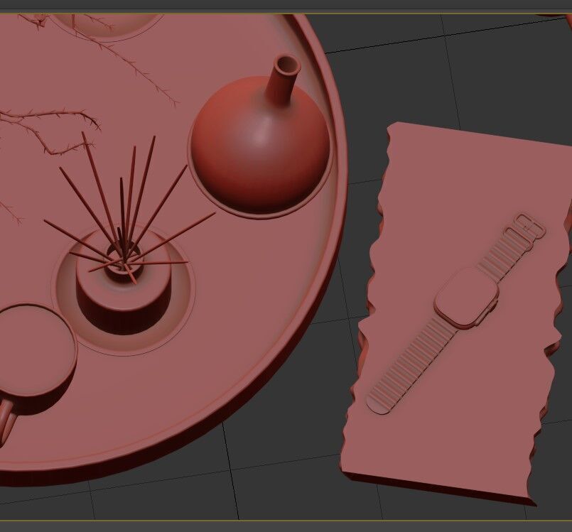 Decorative set 2 3D model_6