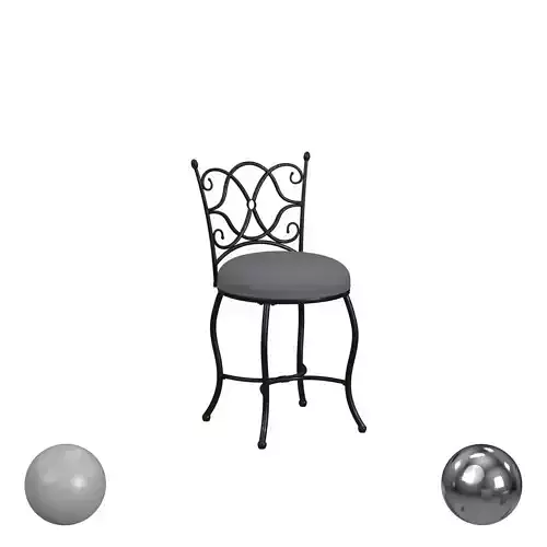 Hillsdale Furniture Brody Metal Vanity Stool