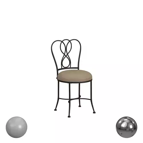 Hillsdale Furniture Christina Metal Vanity Stool