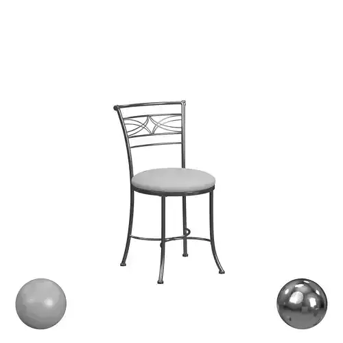 Hillsdale Furniture Dutton Metal Vanity Stool