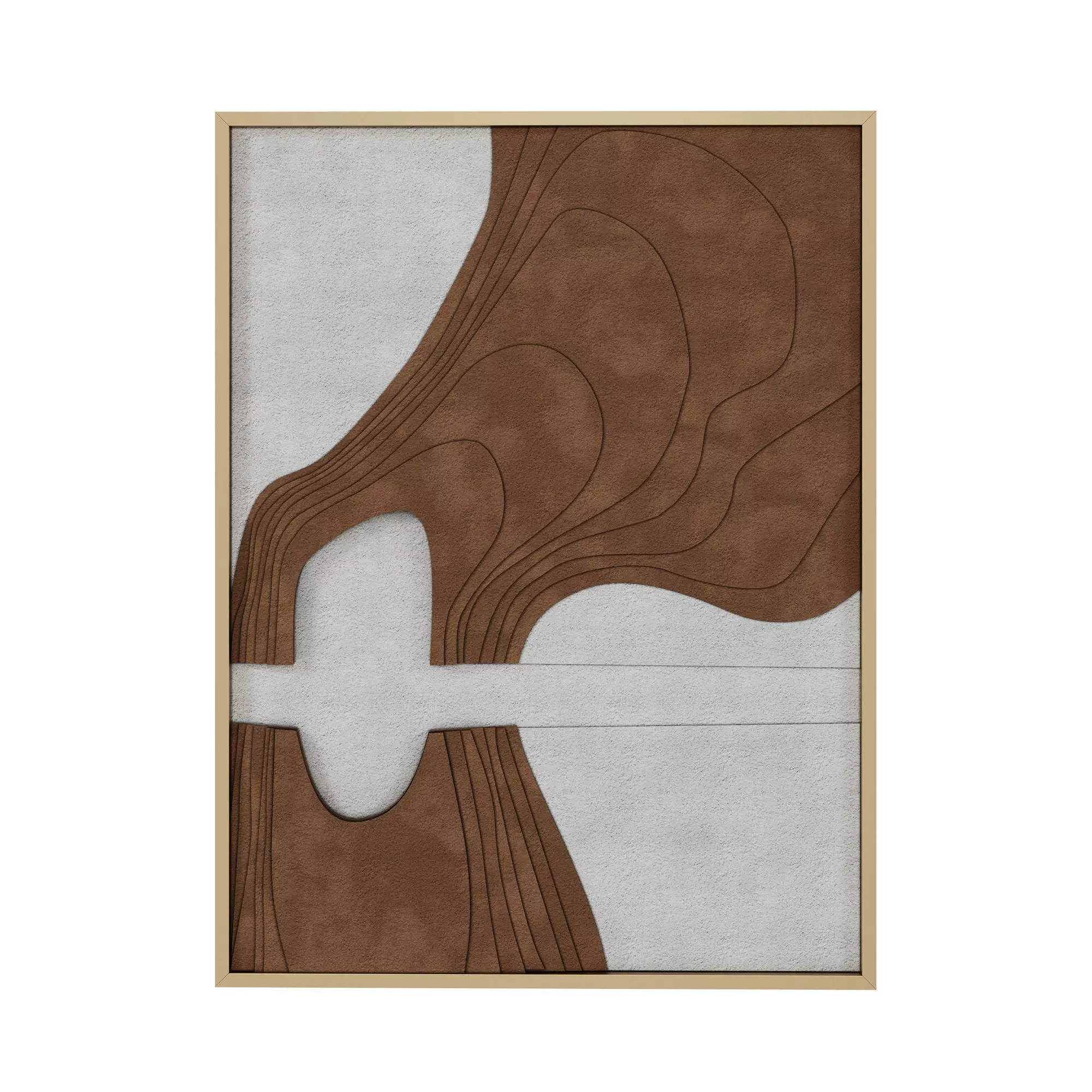 3D Textured Painting 3D Texture Wall Art 3D model_0