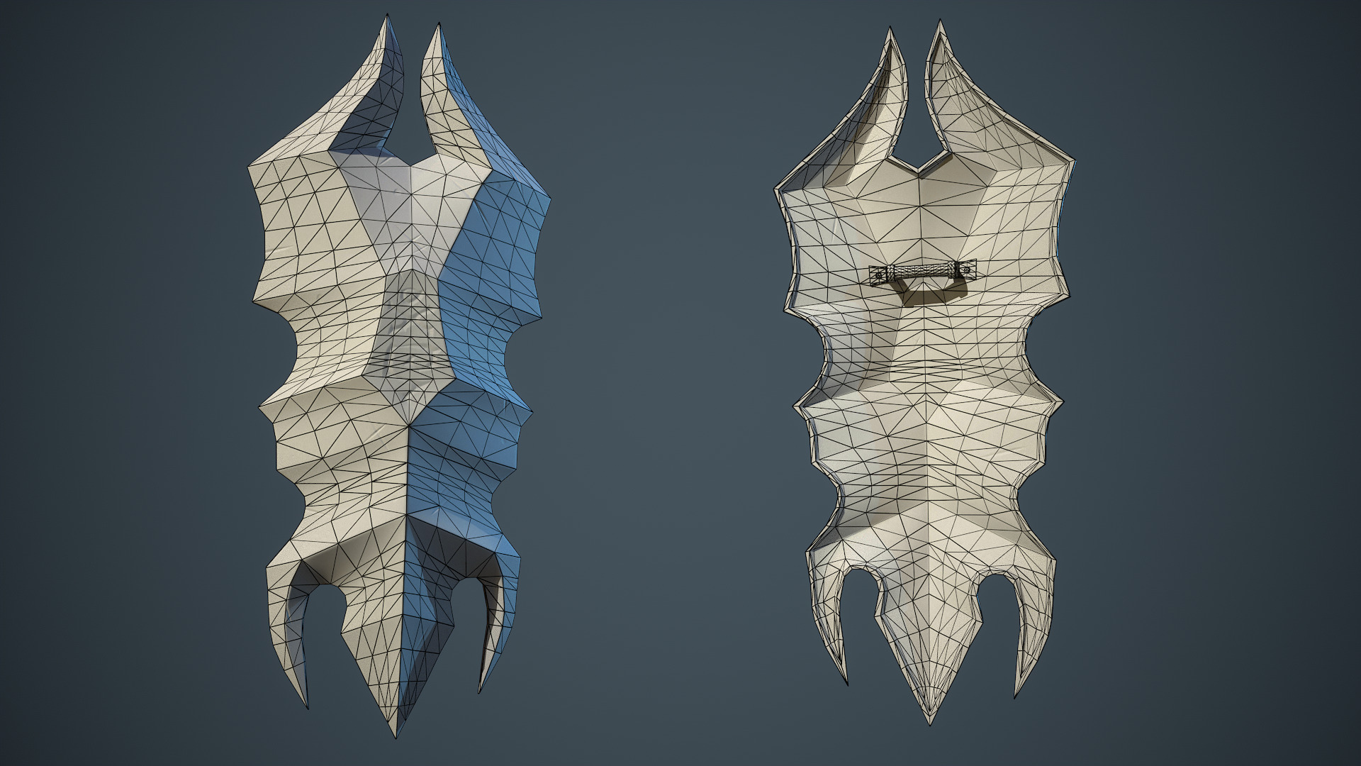 Stylized Fantasy Weapons - Shields Low-poly 3D model_15