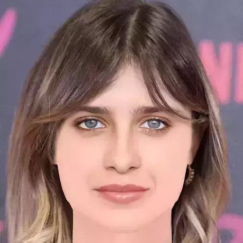 Benedetta Porcaroli Head - No Hair - Low poly head for game