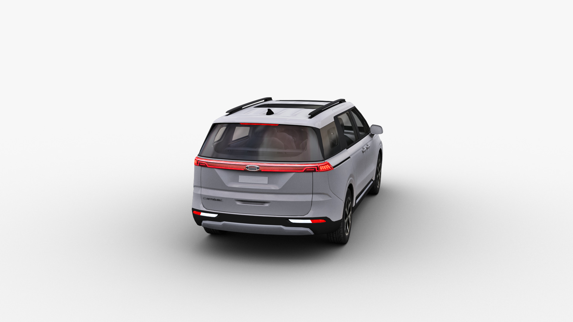 KIA Grand Carnival 2024 with Interior Low-poly 3D model_10