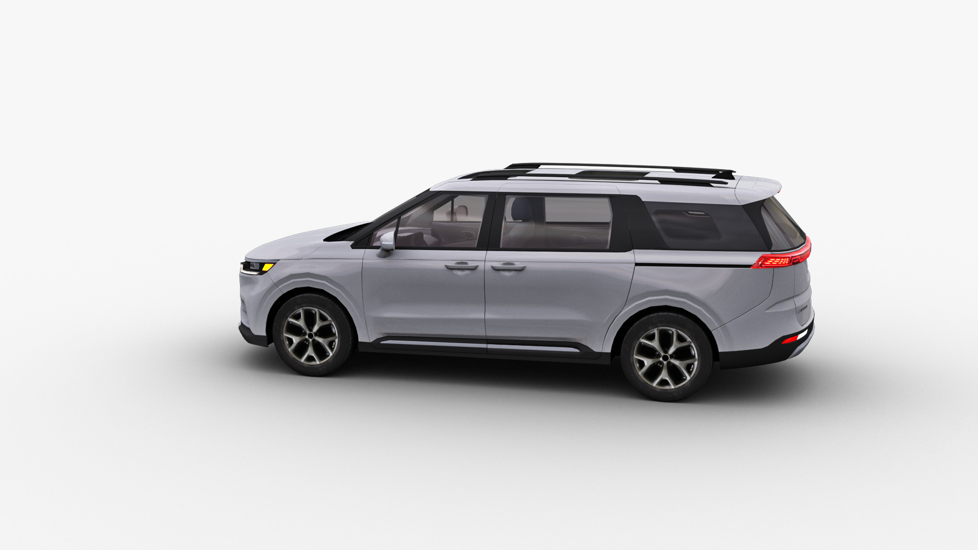 KIA Grand Carnival 2024 with Interior Low-poly 3D model_13