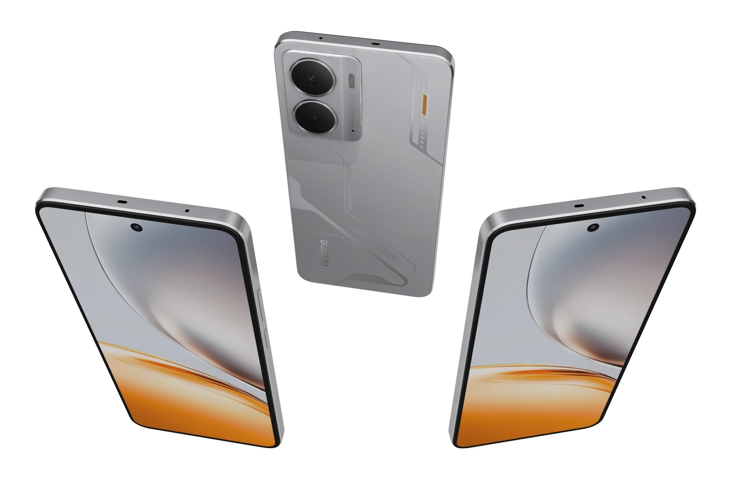 Realme Neo7x Silver Wing Mecha 3D model_1