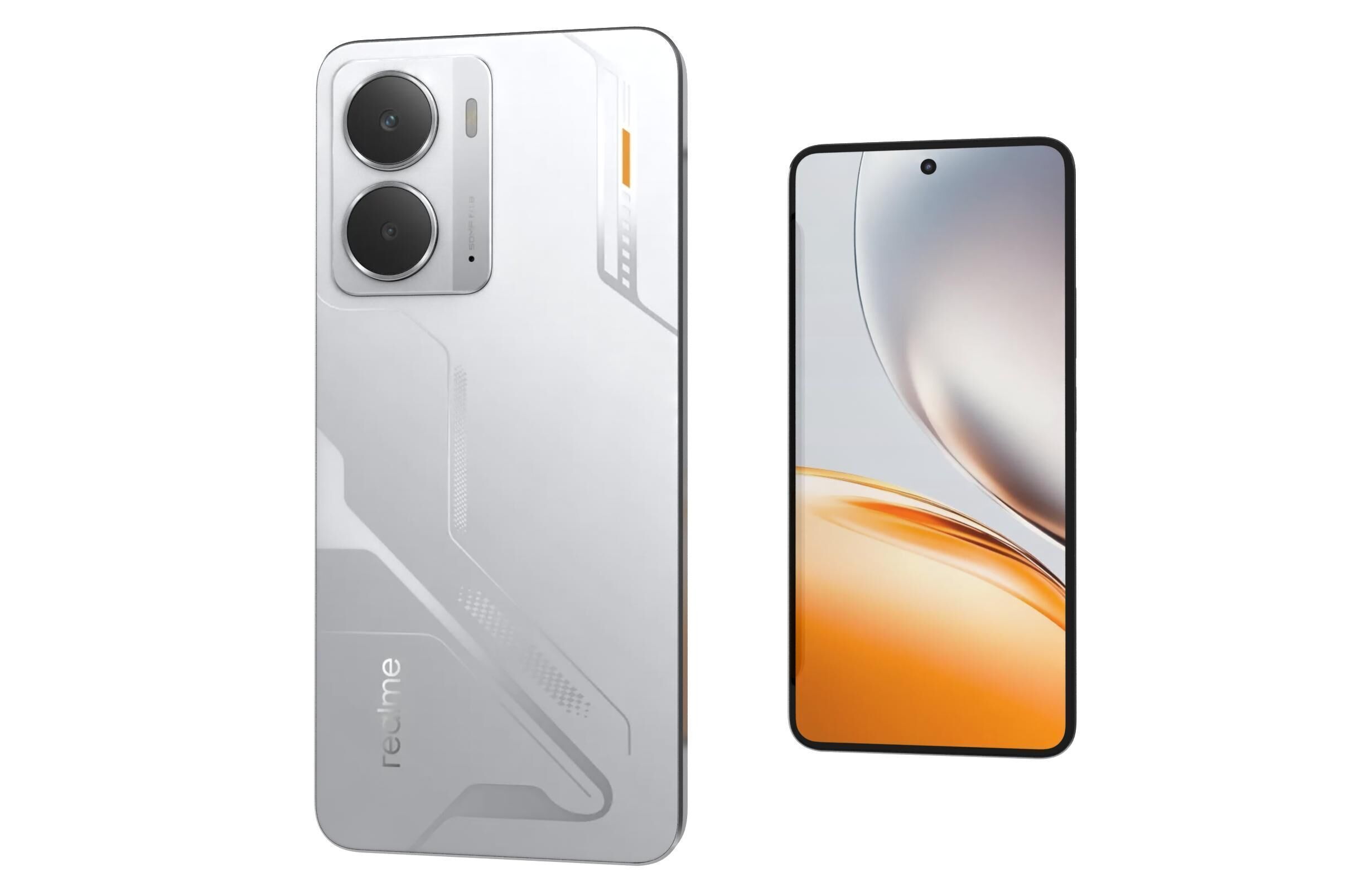 Realme Neo7x Silver Wing Mecha 3D model_6