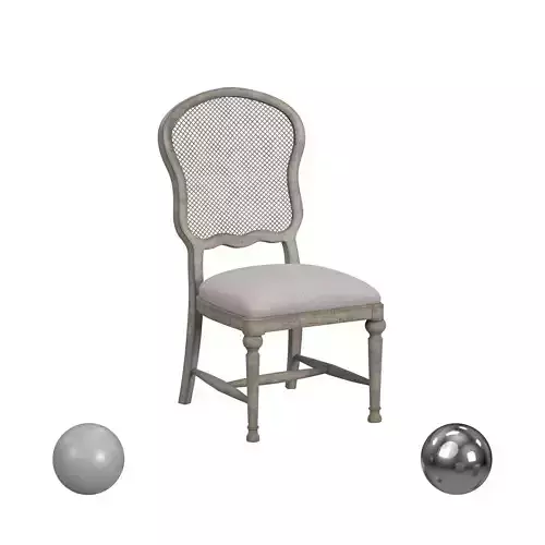 Hooker Furniture Boheme Gaston Metal Back Side Chair