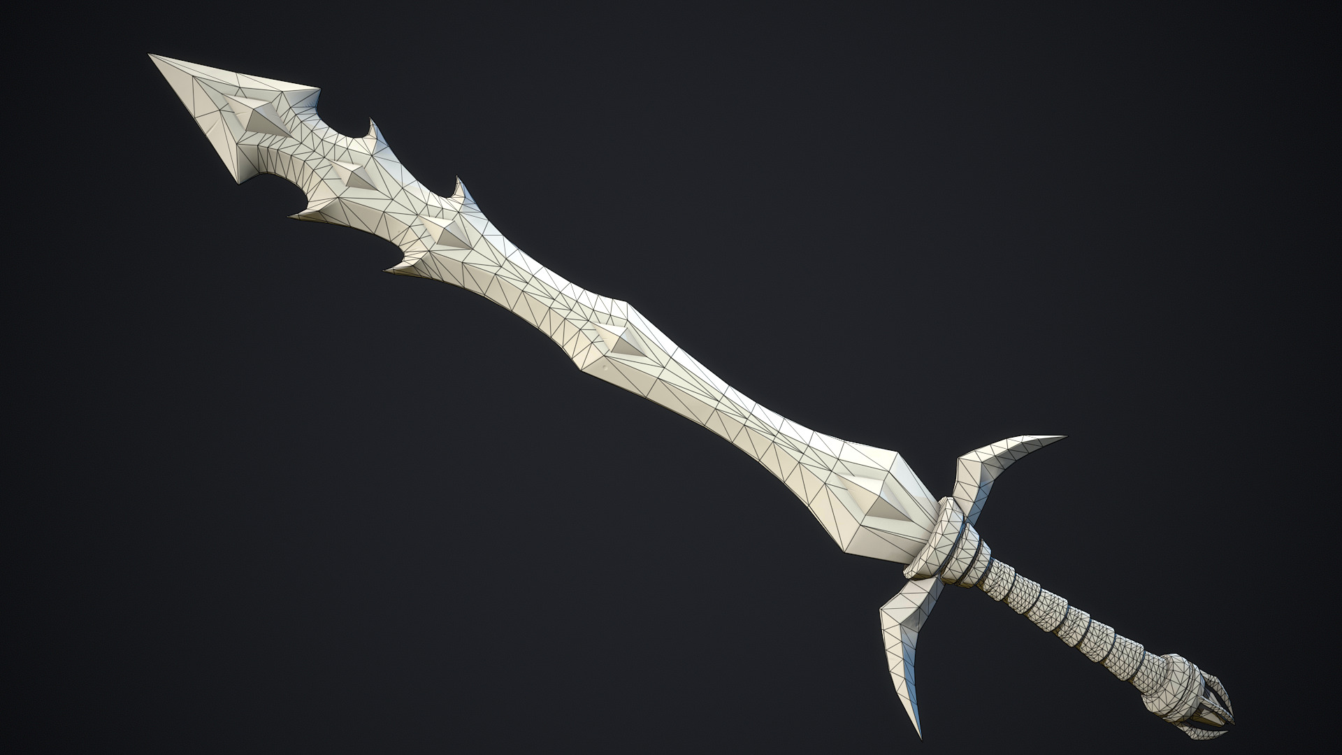 Stylized Fantasy Weapons - Swords Low-poly 3D model_7