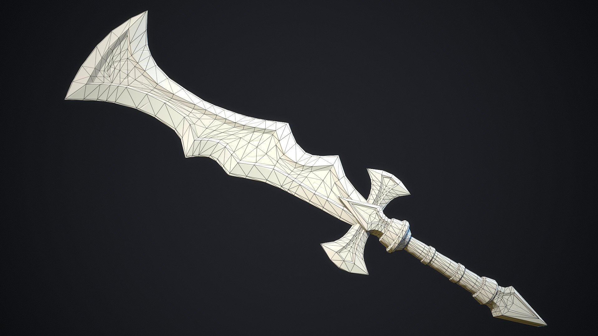 Stylized Fantasy Weapons - Swords Low-poly 3D model_15