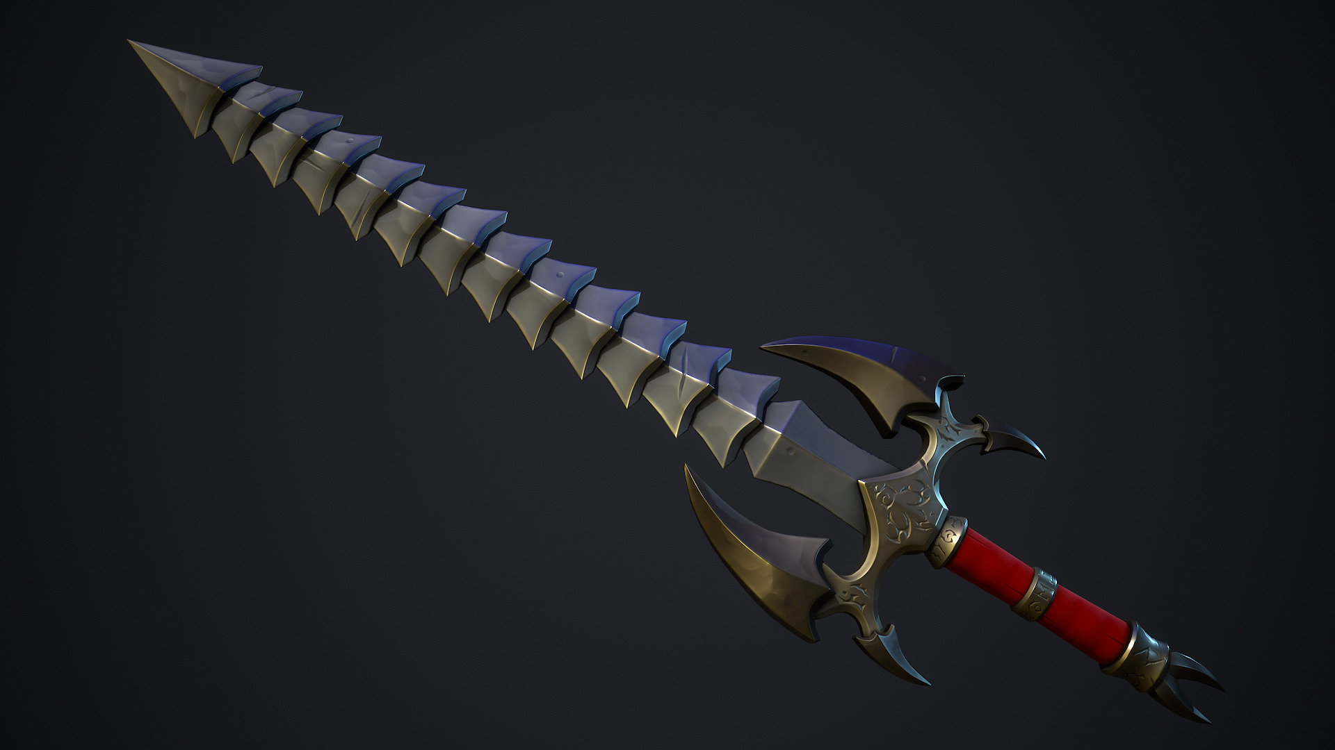 Stylized Fantasy Weapons - Swords Low-poly 3D model_18