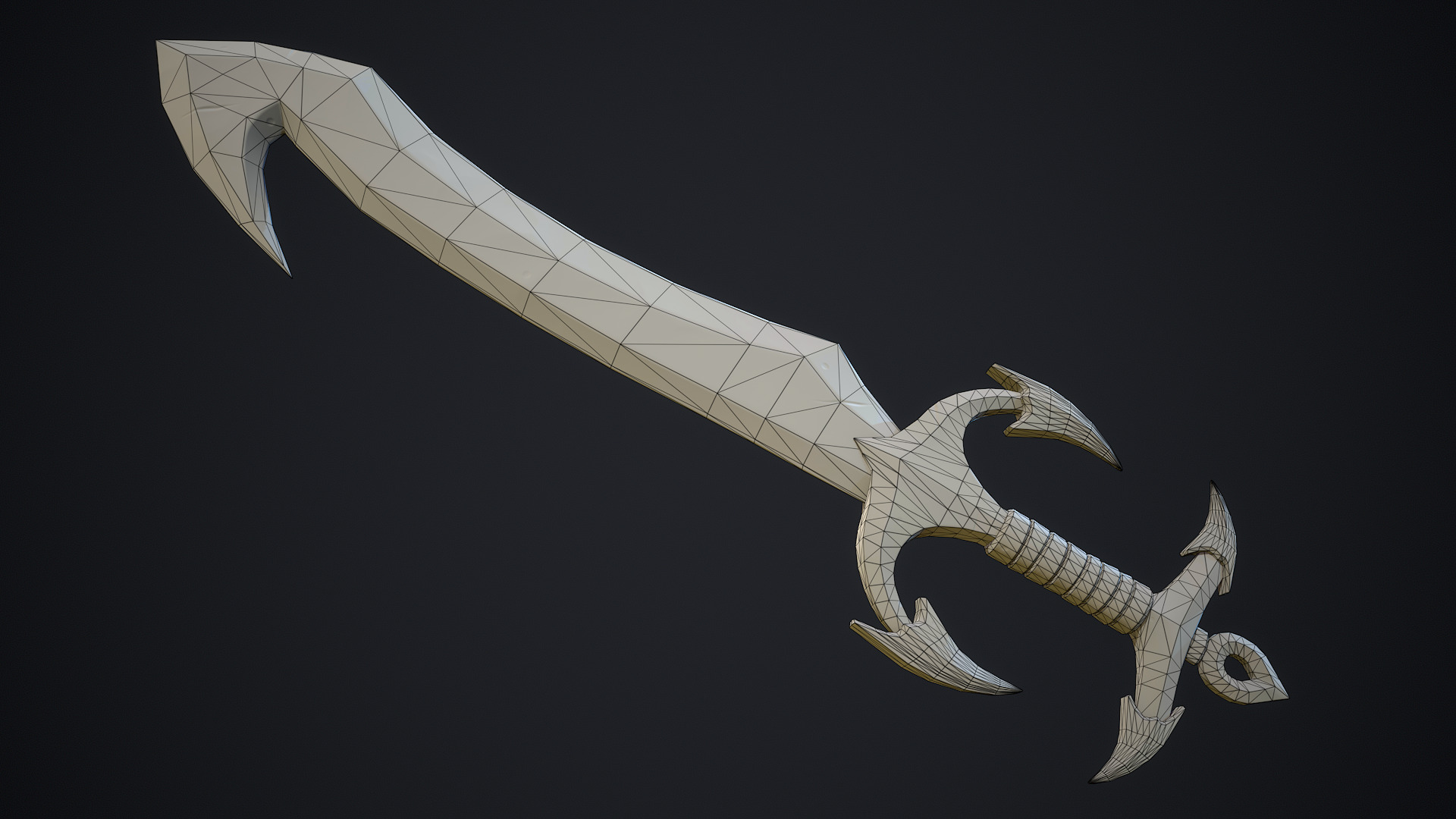 Stylized Fantasy Weapons - Swords Low-poly 3D model_21