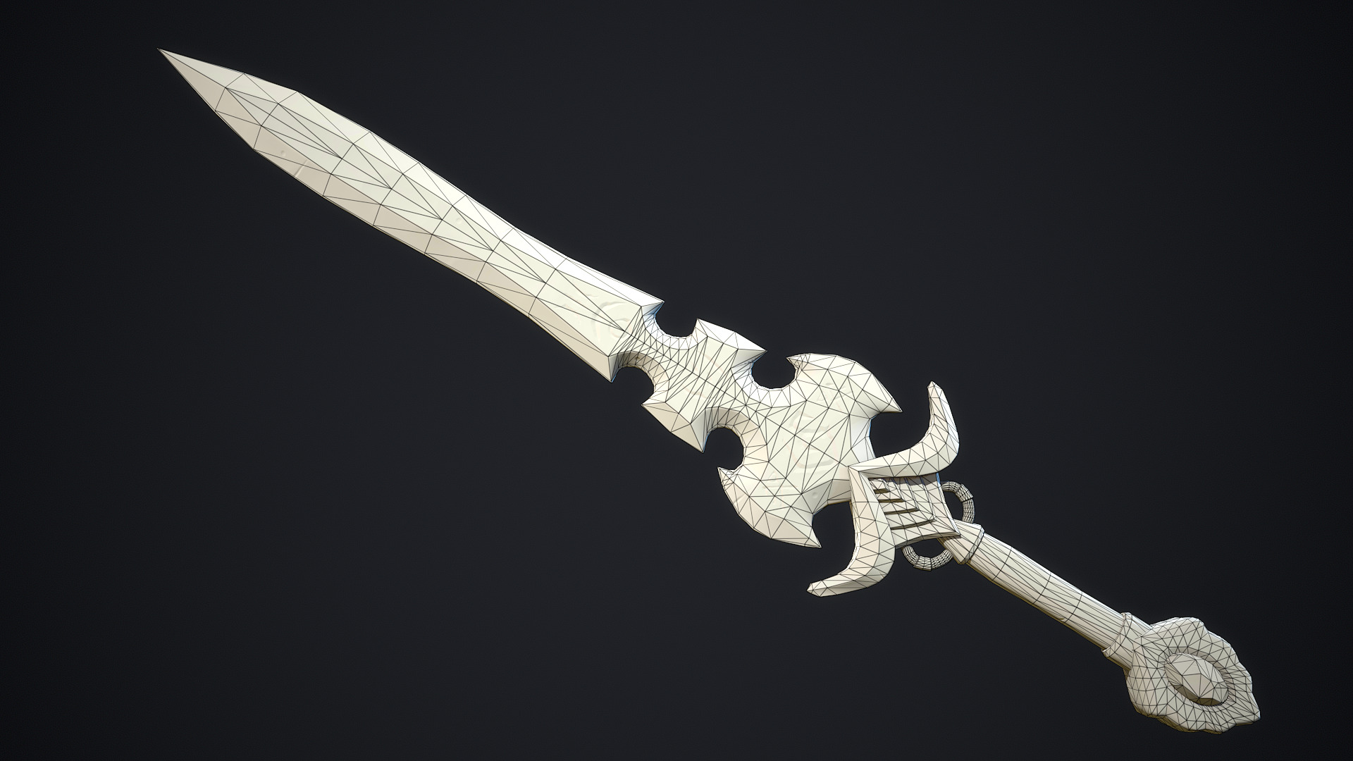 Stylized Fantasy Weapons - Swords Low-poly 3D model_17