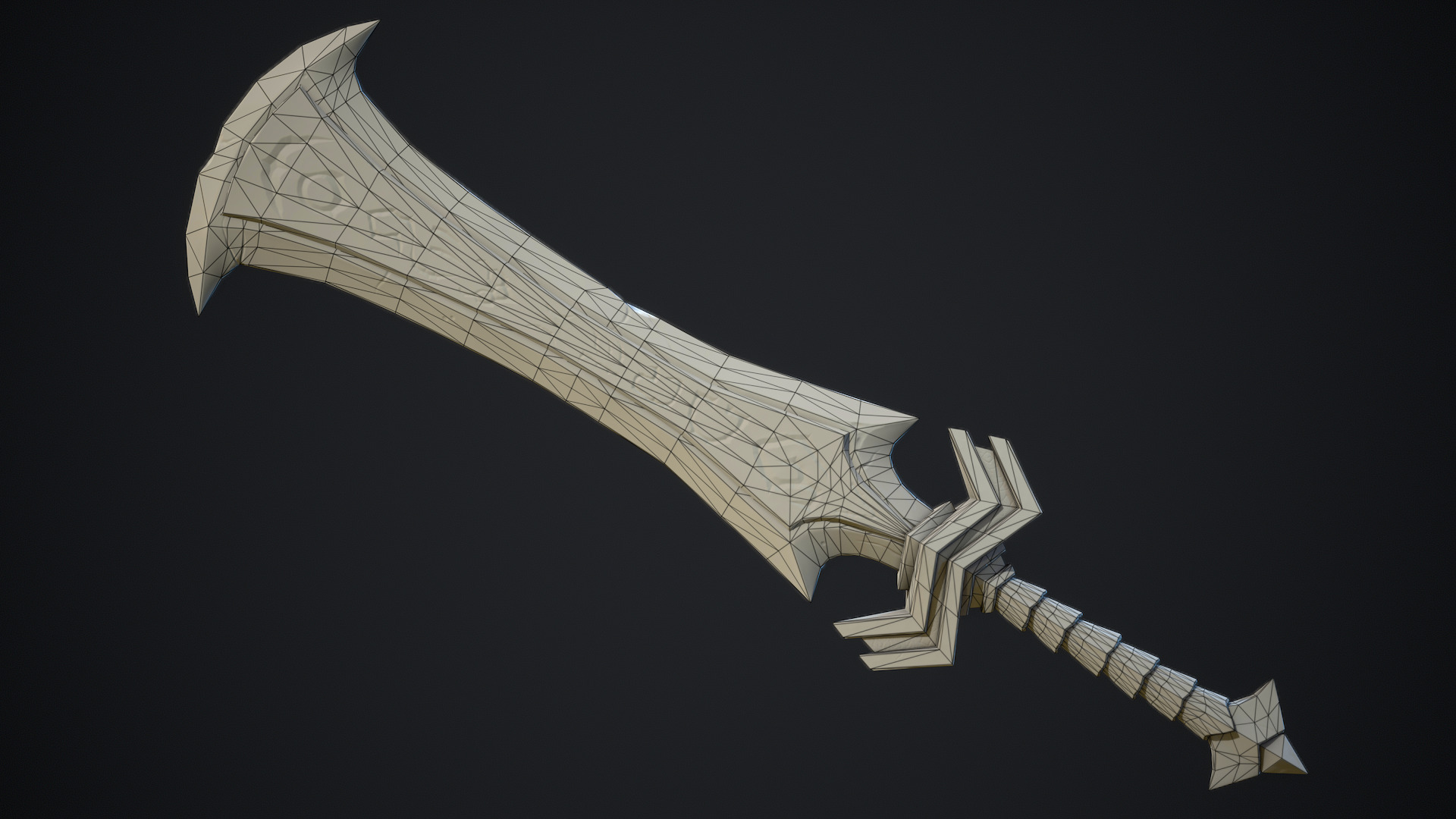 Stylized Fantasy Weapons - Swords Low-poly 3D model_3