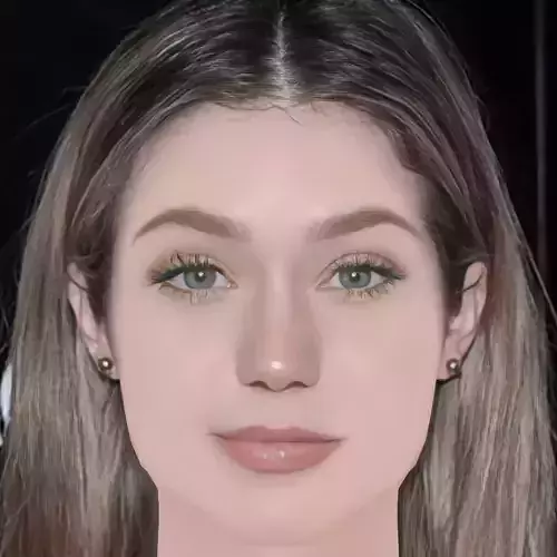 Brec Bassinger Head - No Hair - Low poly head for game