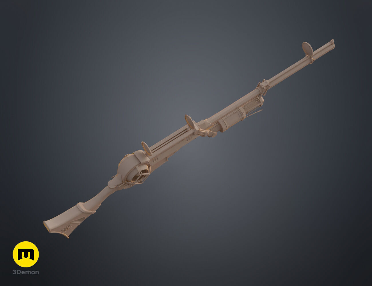 Caitlyn Rifle - Arcane season 2 3D model 3D printable | CGTrader