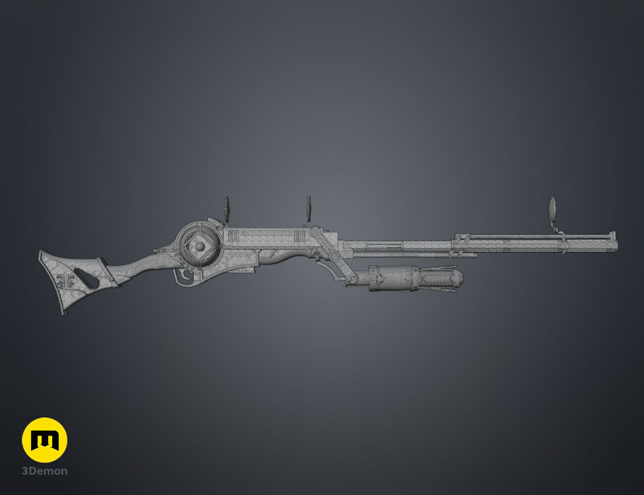 Caitlyn Rifle - Arcane season 2 3D model 3D printable | CGTrader