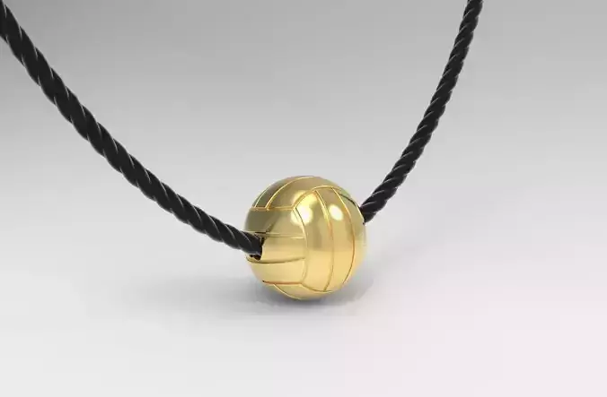 Valleyball pendant 3D print model