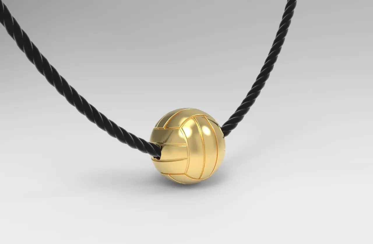 Valleyball pendant 3D print model 3D print model_0