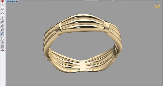 minimal bow ring Free 3D print model