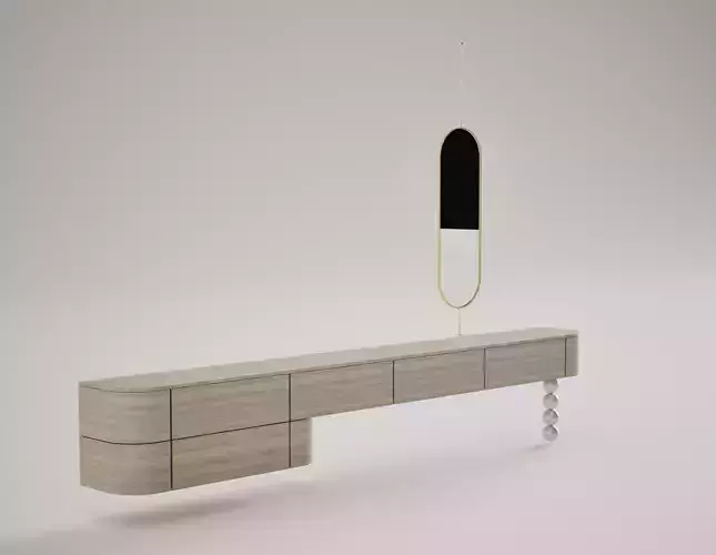 3D Dressing Table 3D model