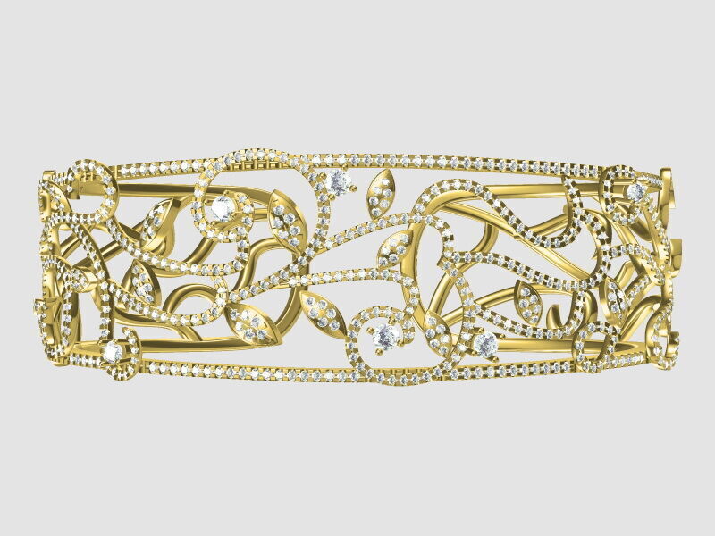 bangles   3D print model_4