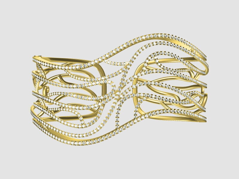 bangles   3D print model_5