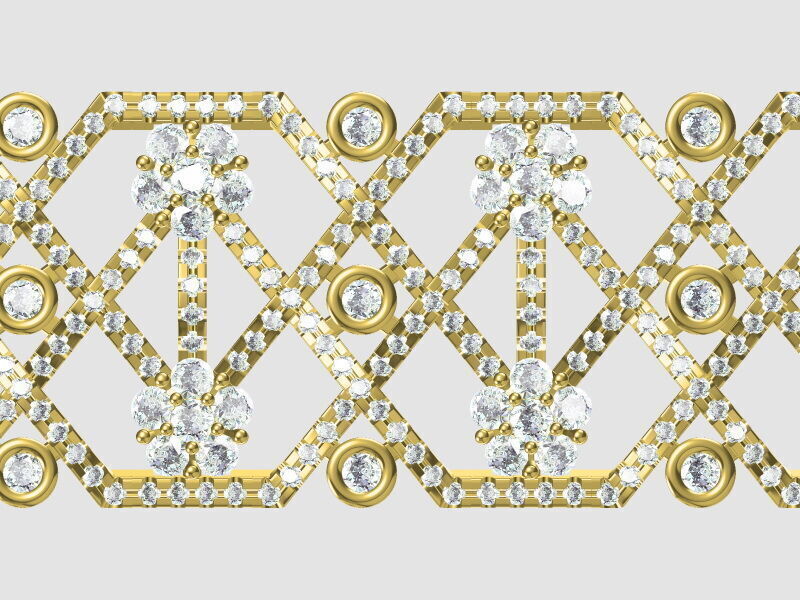 bracelet 3D print model_9