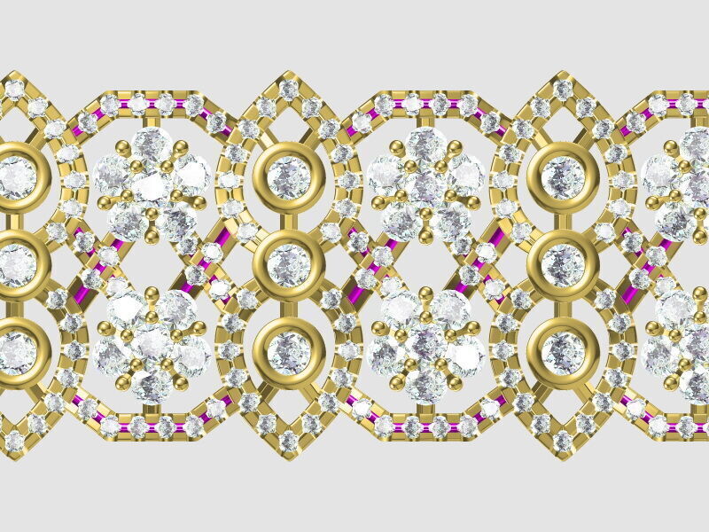 bracelet 3D print model_35