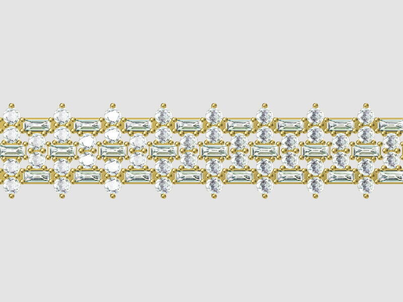 bracelet 3D print model_5