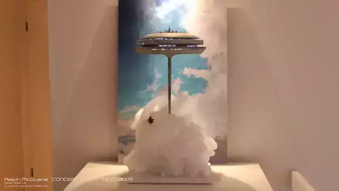 City in the Sky Ralph McQuarrie Concept 