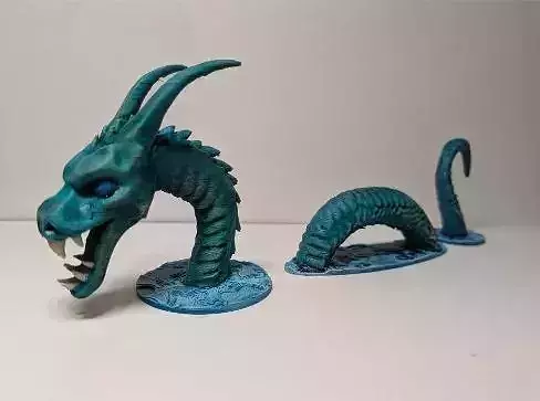 Water dragon Table miniature 