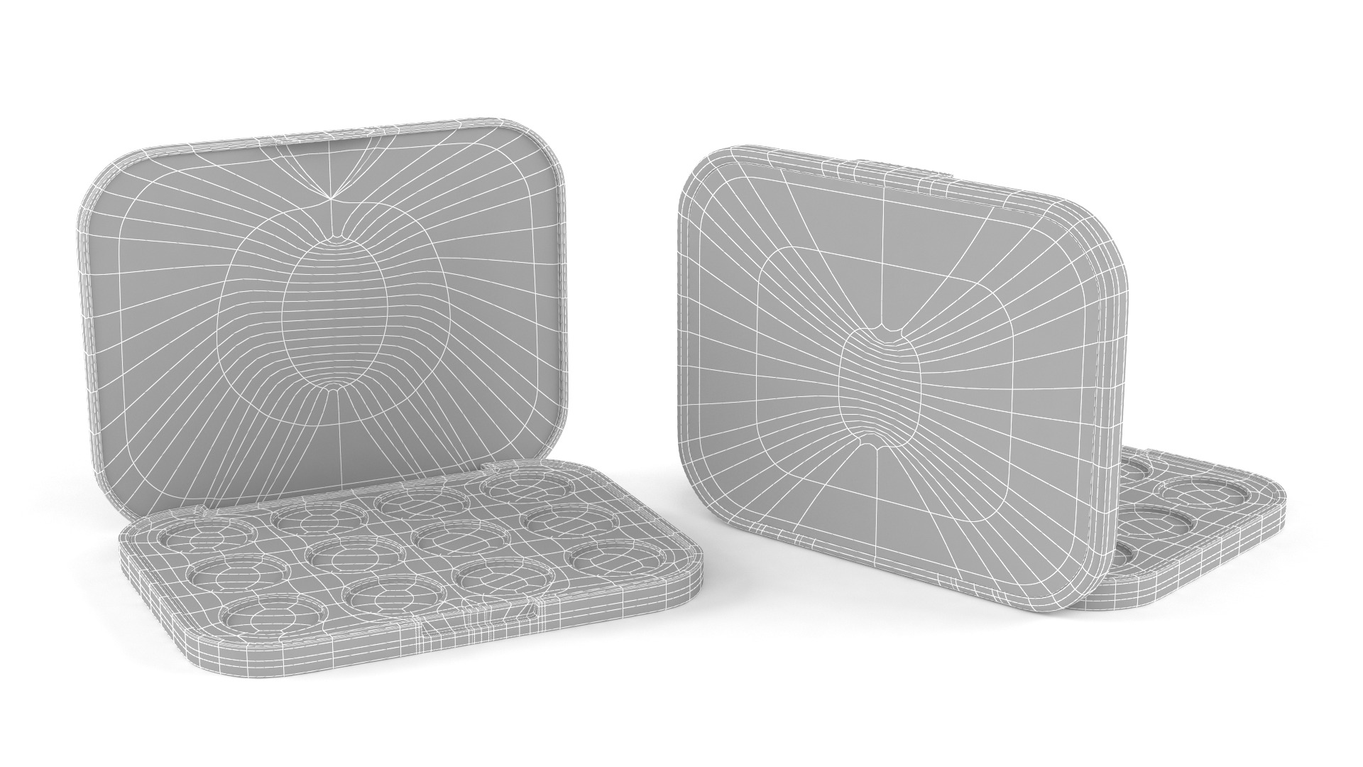 Eye Shadow Palette 3D model_5