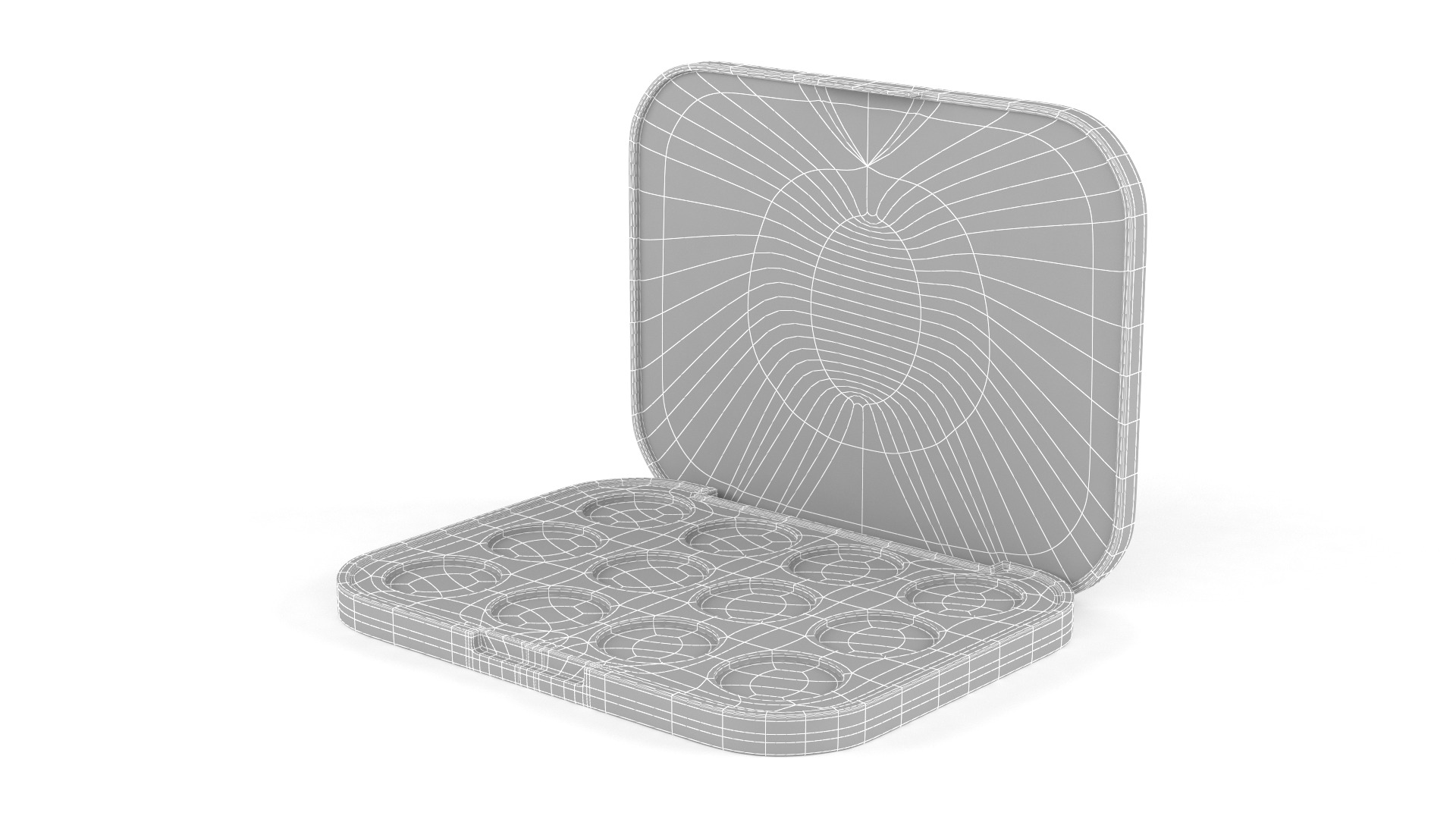 Eye Shadow Palette 3D model_7