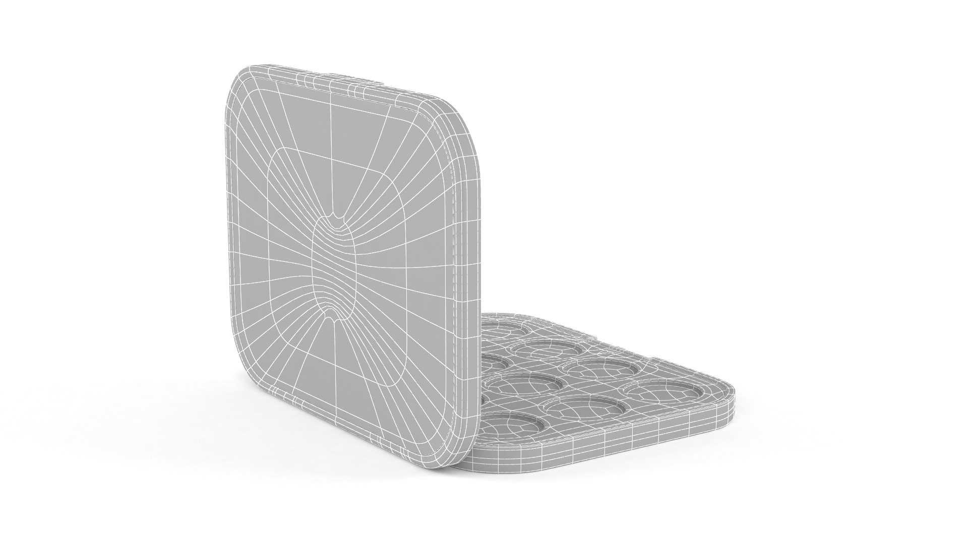 Eye Shadow Palette 3D model_9