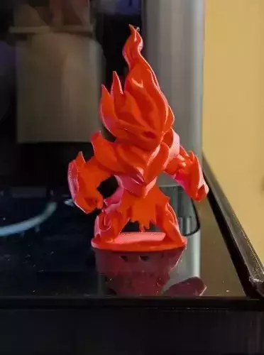 Fire miniature 3d model 