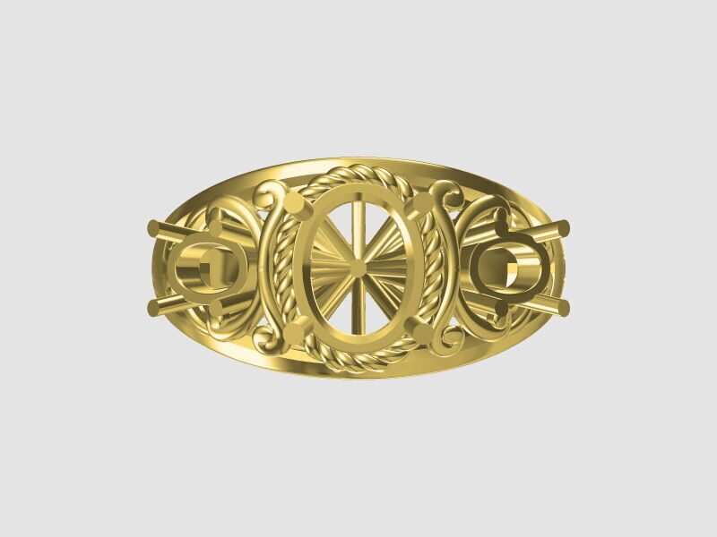 RINGS 3D print model_27