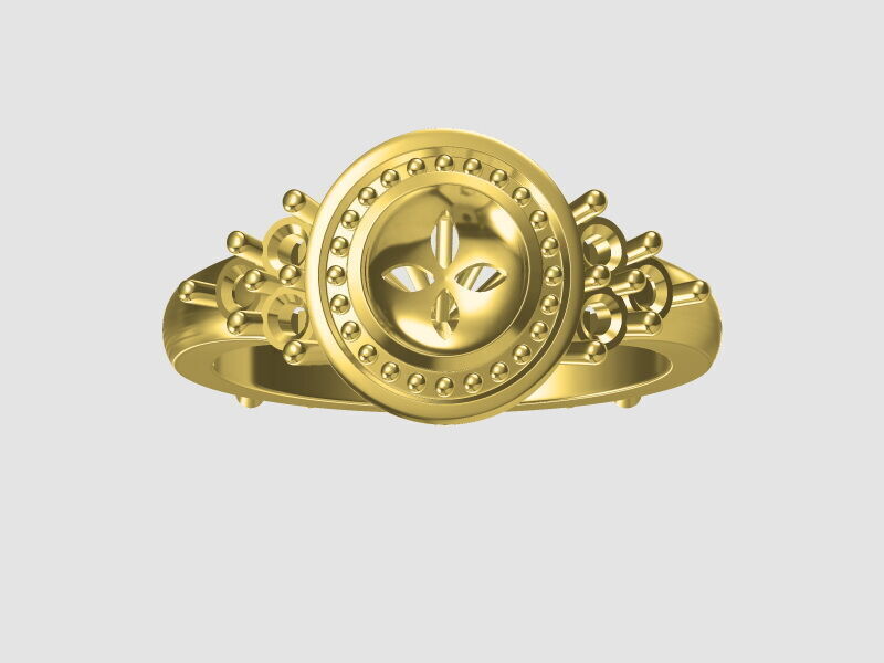 RINGS 3D print model_14