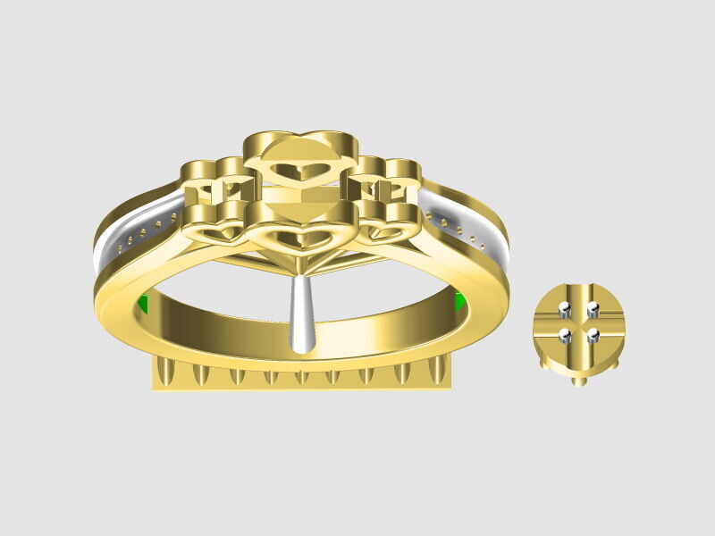 RINGS 3D print model_48