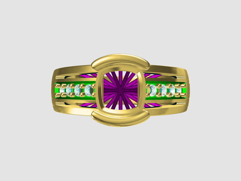 RINGS 3D print model_25