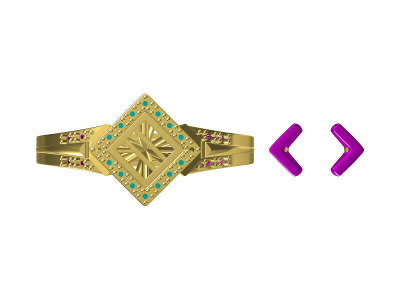 RINGS 3D print model_84