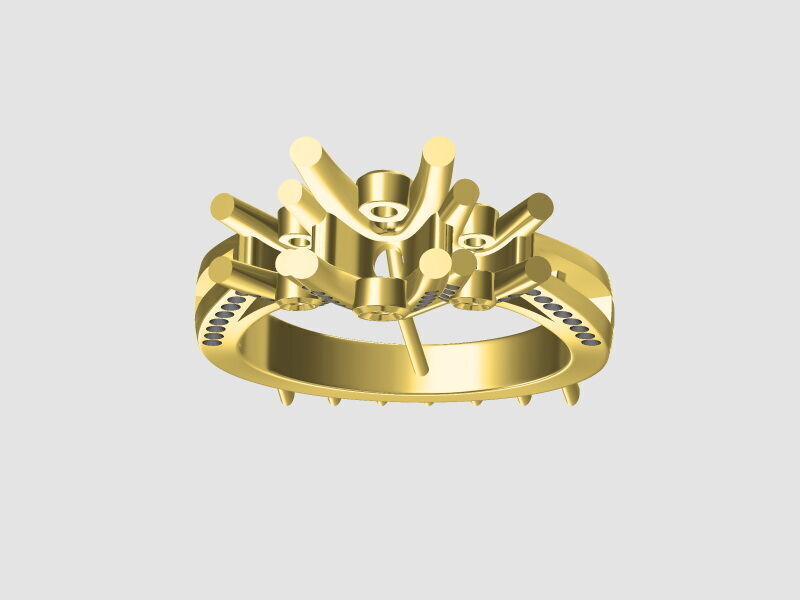 RINGS 3D print model_34