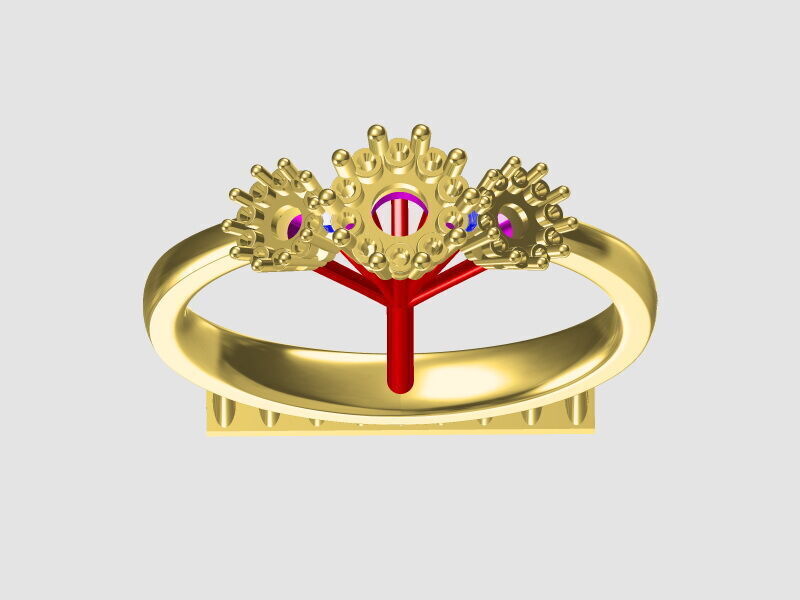 RINGS 3D print model_57