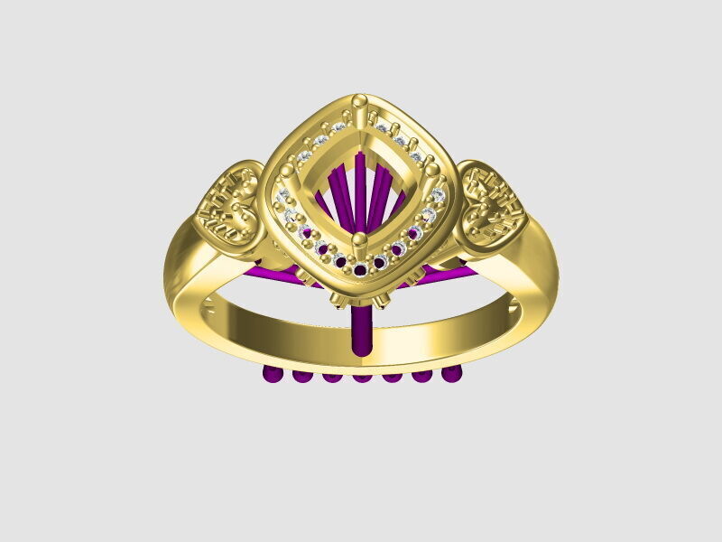 RINGS 3D print model_20