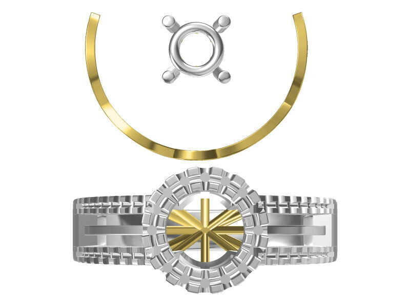 RINGS 3D print model_66