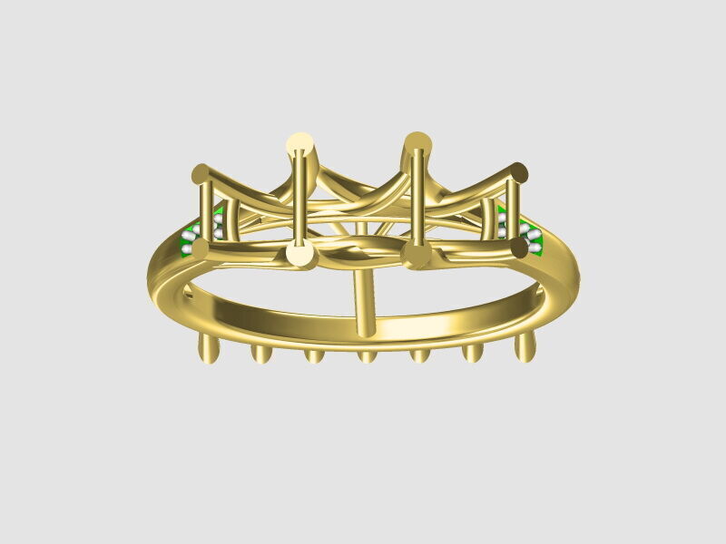 RINGS 3D print model_36