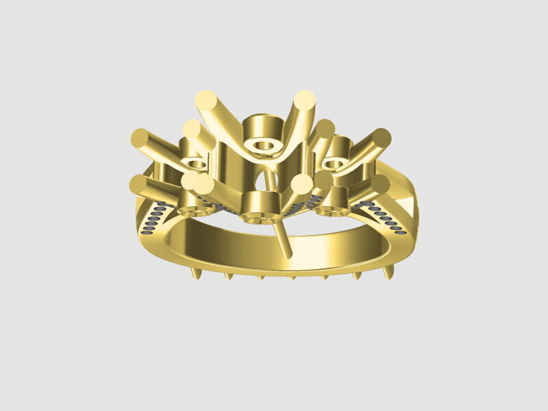 RINGS 3D print model_35